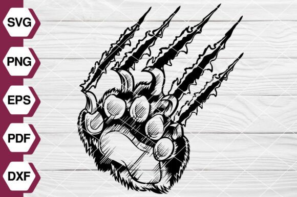 Bear Paw Claws Scratches SVG EP608 Review