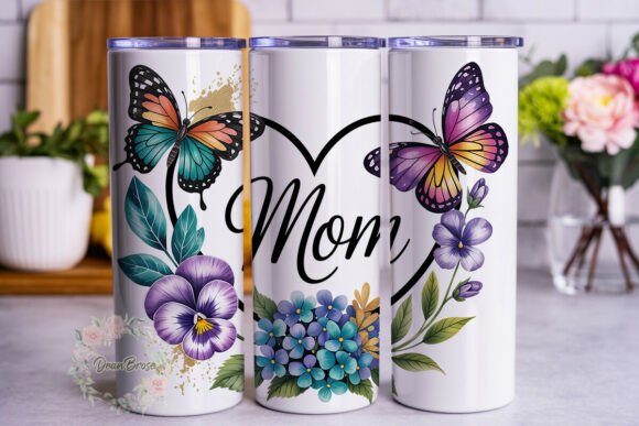 Butterfly Mom Floral 20oz Tumbler Wrap Review