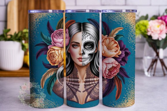 Calavera Floral Day Dead 20oz Tumbler Review