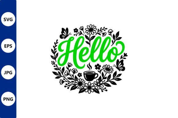 Floral Circle Hello Coffee Cup Review