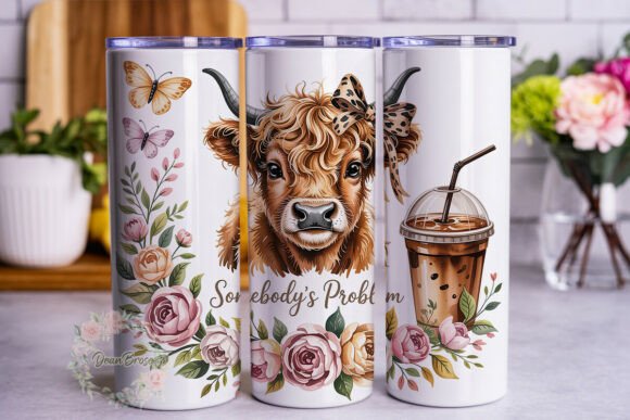 Fluffy Calf Floral Iced Coffee Tumbler Review