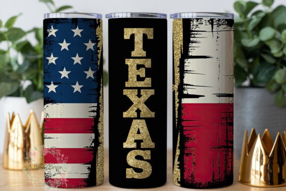 Glitter Texas Flag 20oz Tumbler Wrap Review