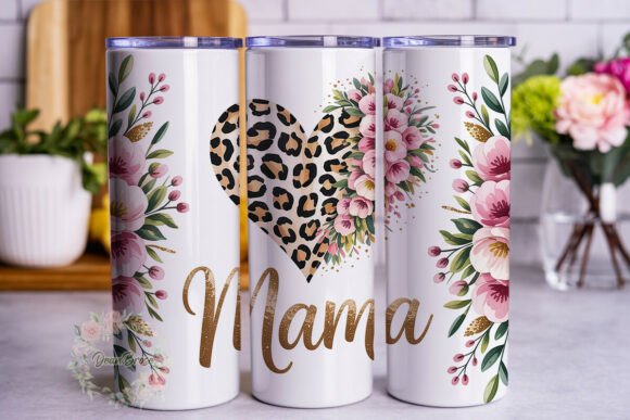 Leopard Heart Mama Floral 20oz Tumbler Review