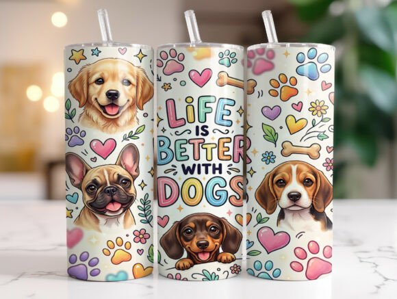 Life is Better with Dogs Quote Tumbler Review