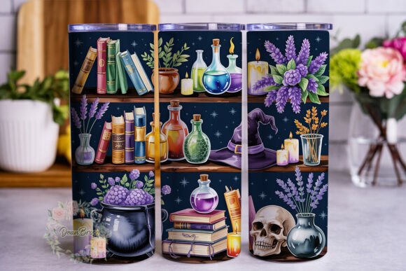 Mystical Bookshelf Tumbler Wrap Review
