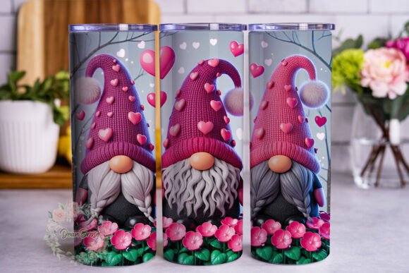 Pink Gnome Love 20oz Tumbler Wrap Review