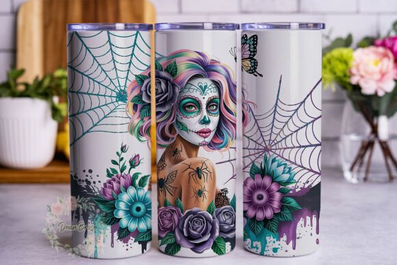 Sugar Skull Pastel Goth 20oz Tumbler Review